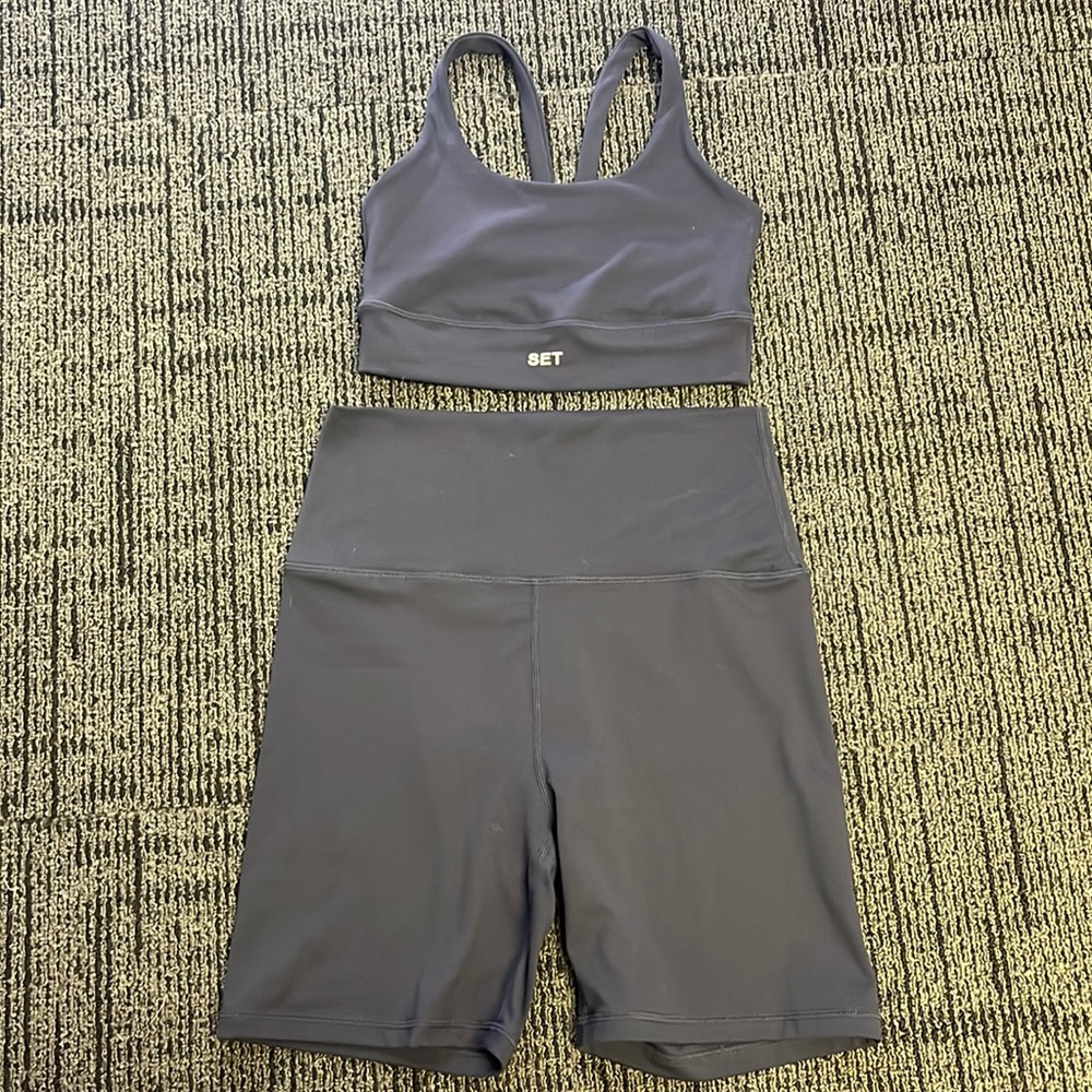 SET ACTIVE BIKER SHORTS SET